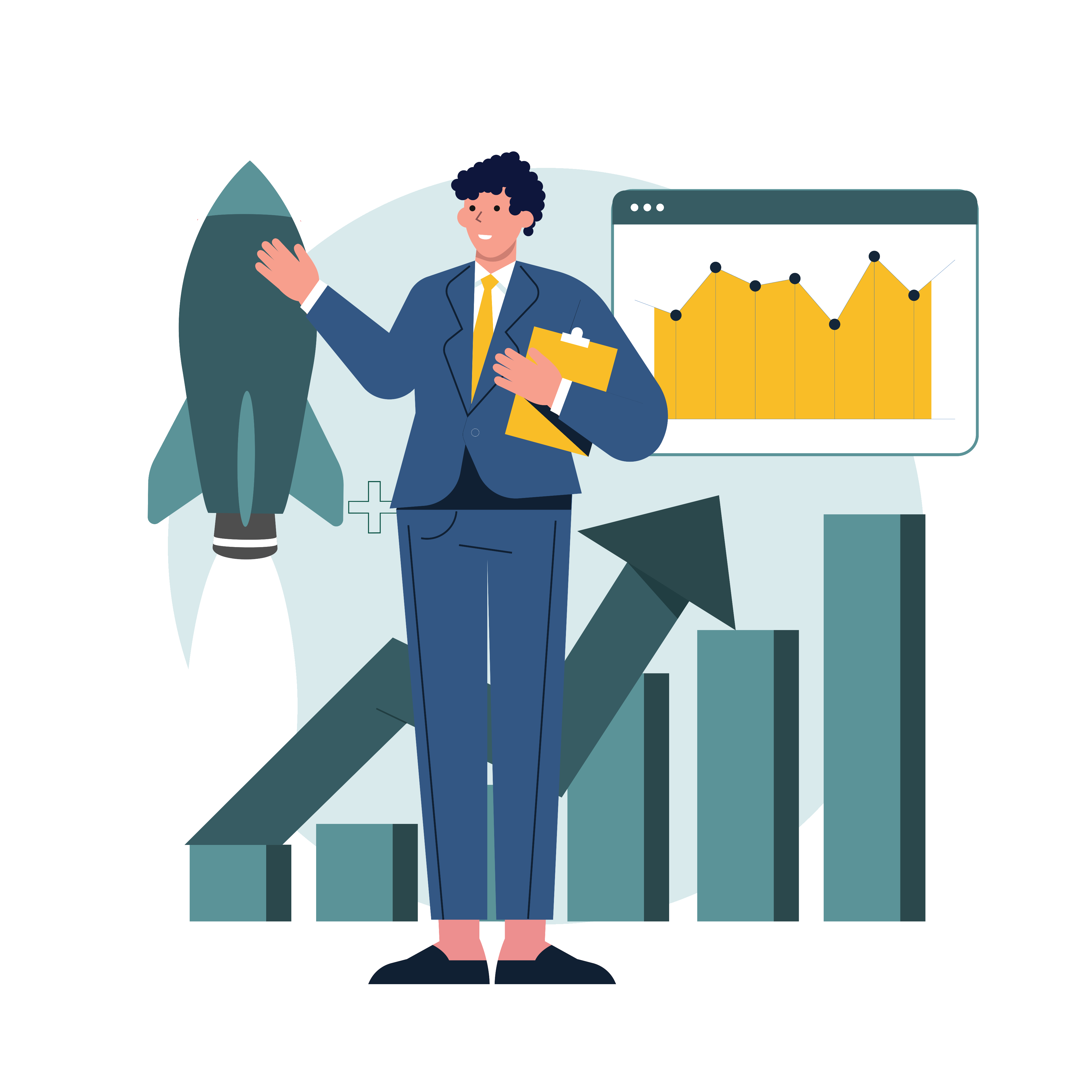 Financial growth chart